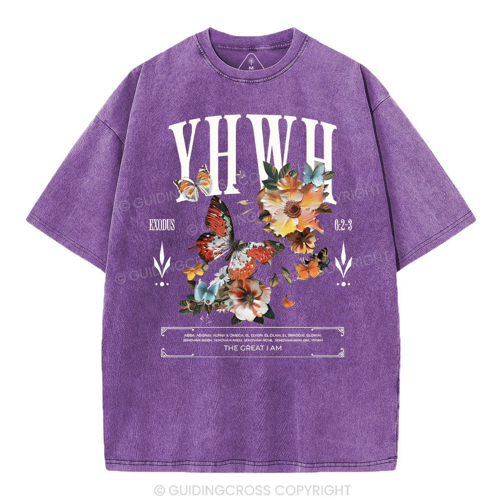 YHWH Christian Washed T-Shirt
