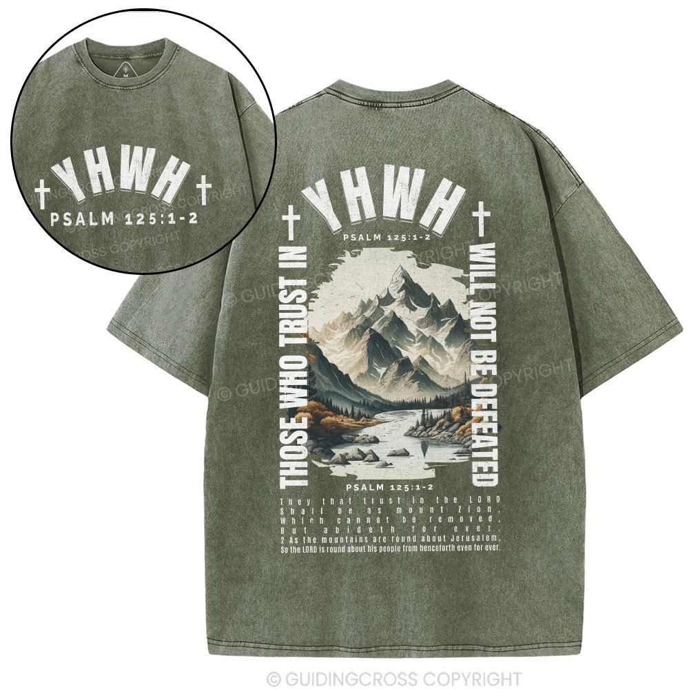 YHWH Christian Washed T-Shirt