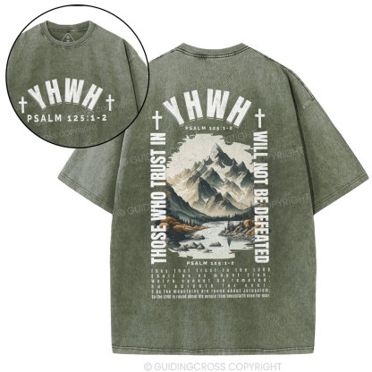 YHWH Christian Washed T-Shirt