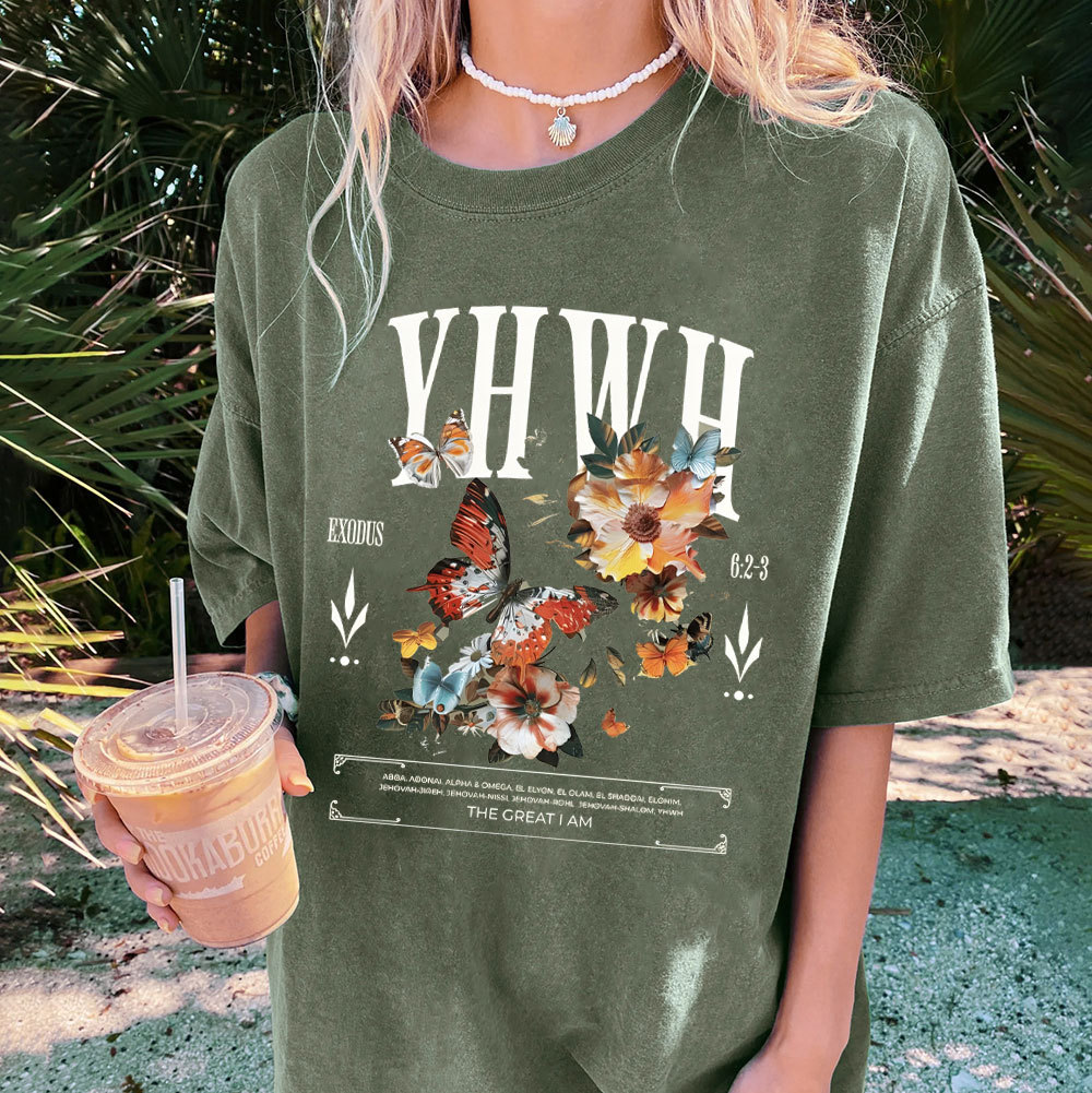 YHWH Christian Washed T-Shirt