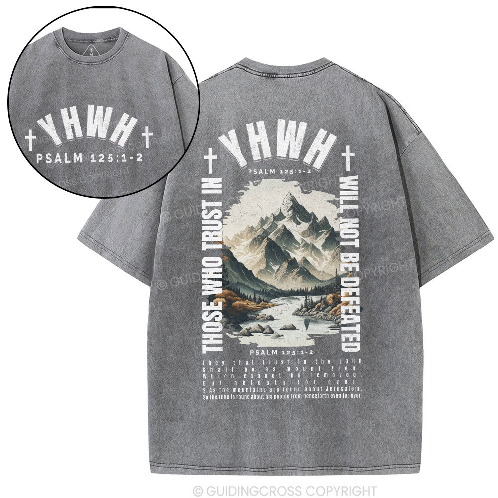 YHWH Christian Washed T-Shirt