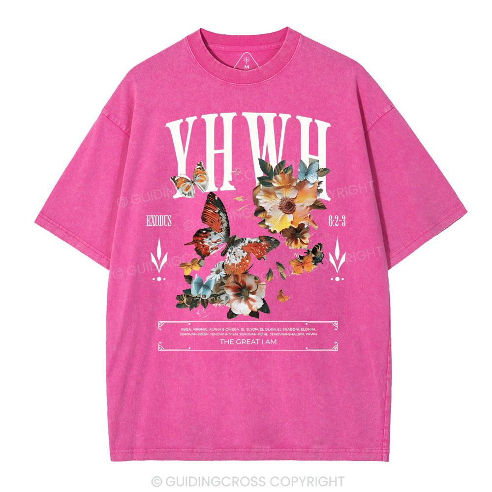 YHWH Christian Washed T-Shirt