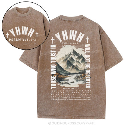 YHWH Christian Washed T-Shirt