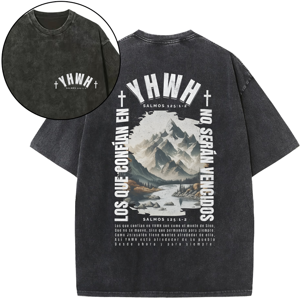 YHWH Christian Washed T-Shirt