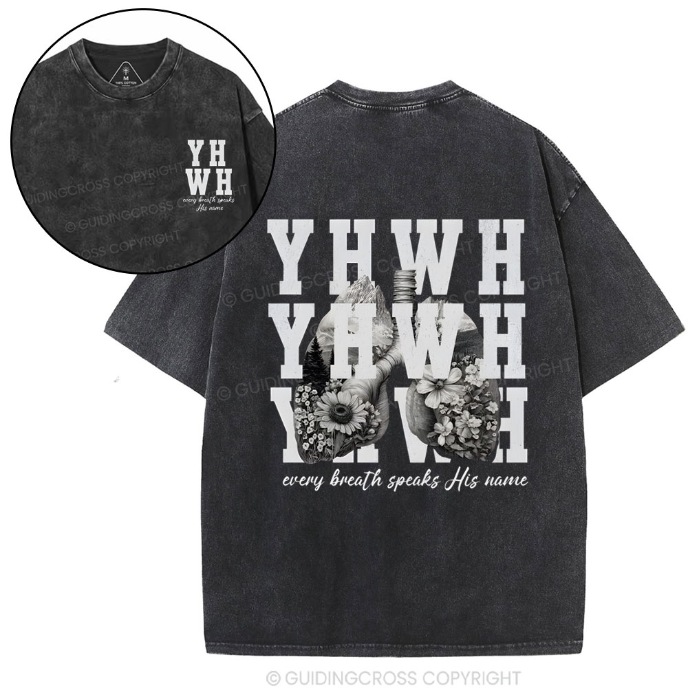 YHWH Christian Washed T-Shirt