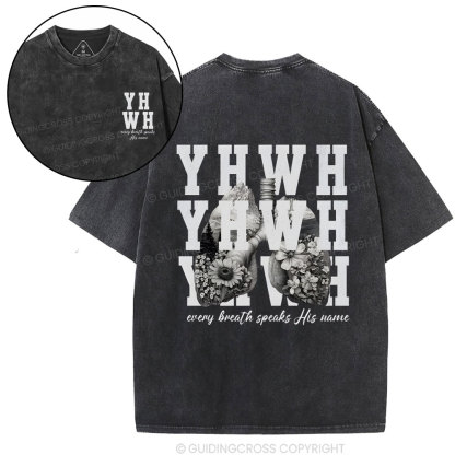 YHWH Christian Washed T-Shirt