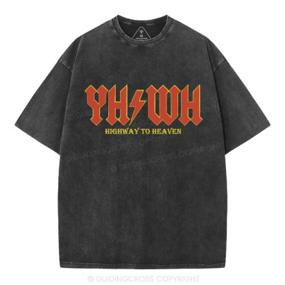 YHWH Christian Washed T-Shirt