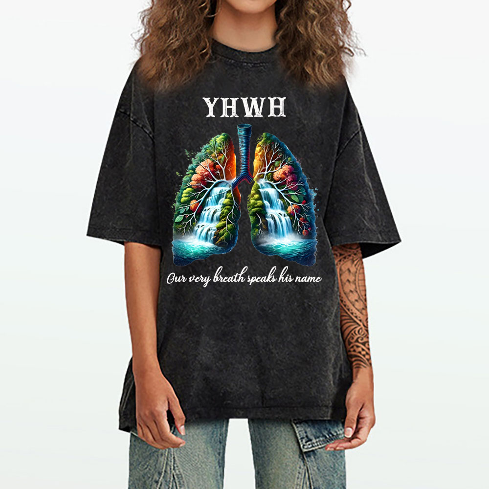 YHWH Christian Washed T-Shirt