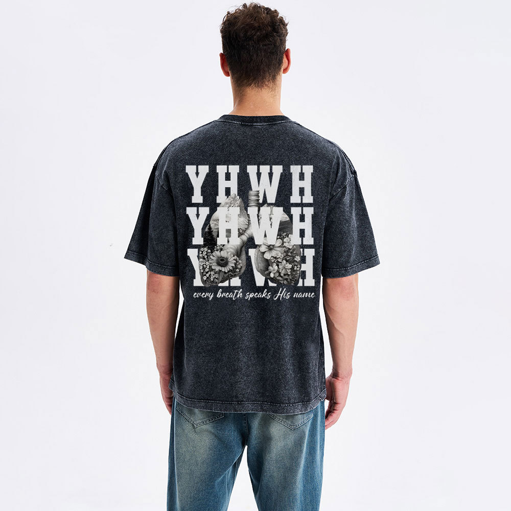 YHWH Christian Washed T-Shirt