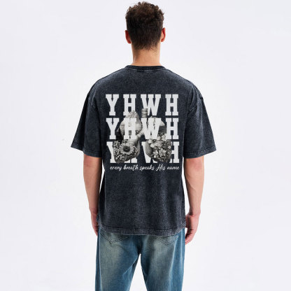 YHWH Christian Washed T-Shirt