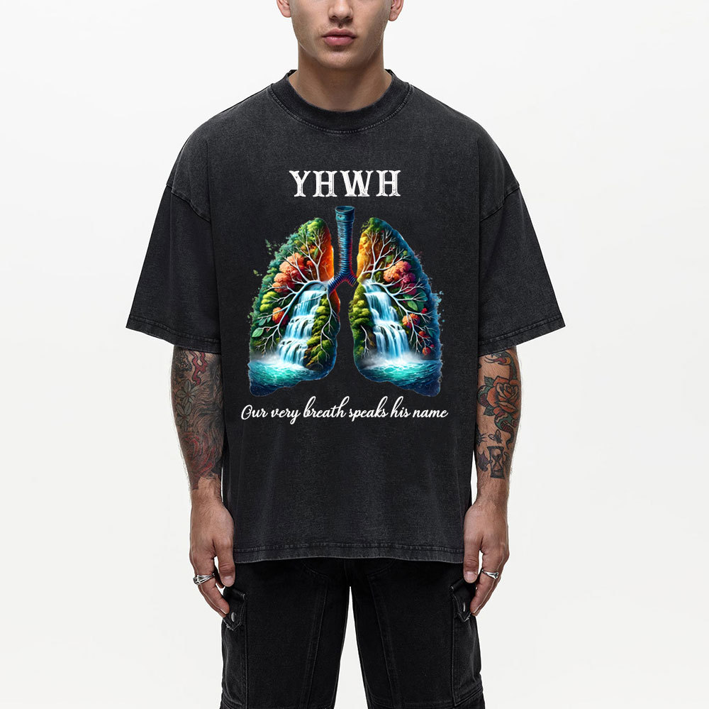 YHWH Christian Washed T-Shirt