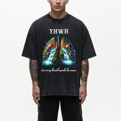 YHWH Christian Washed T-Shirt
