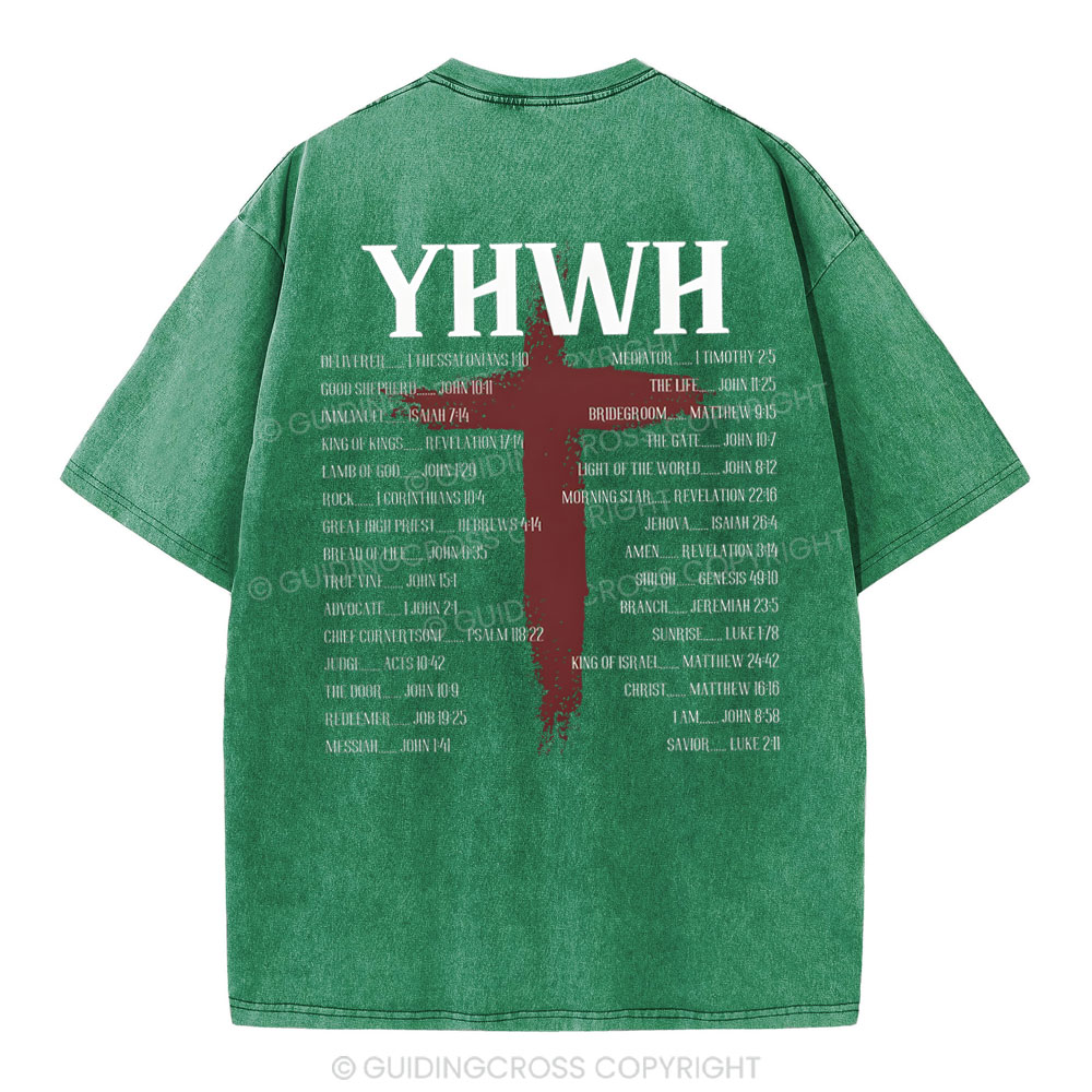 YHWH Christian Washed T-Shirt