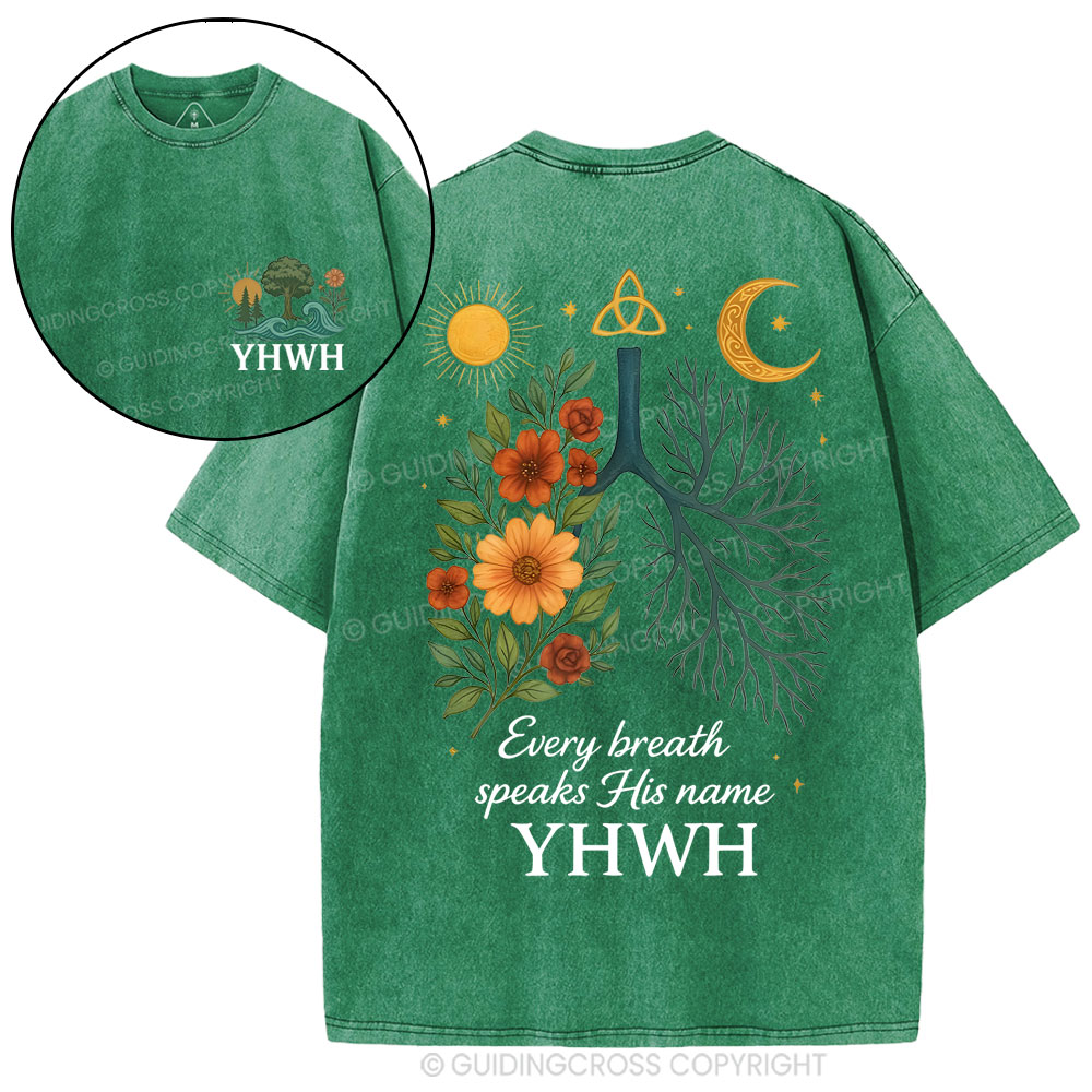 YHWH Christian Washed T-Shirt