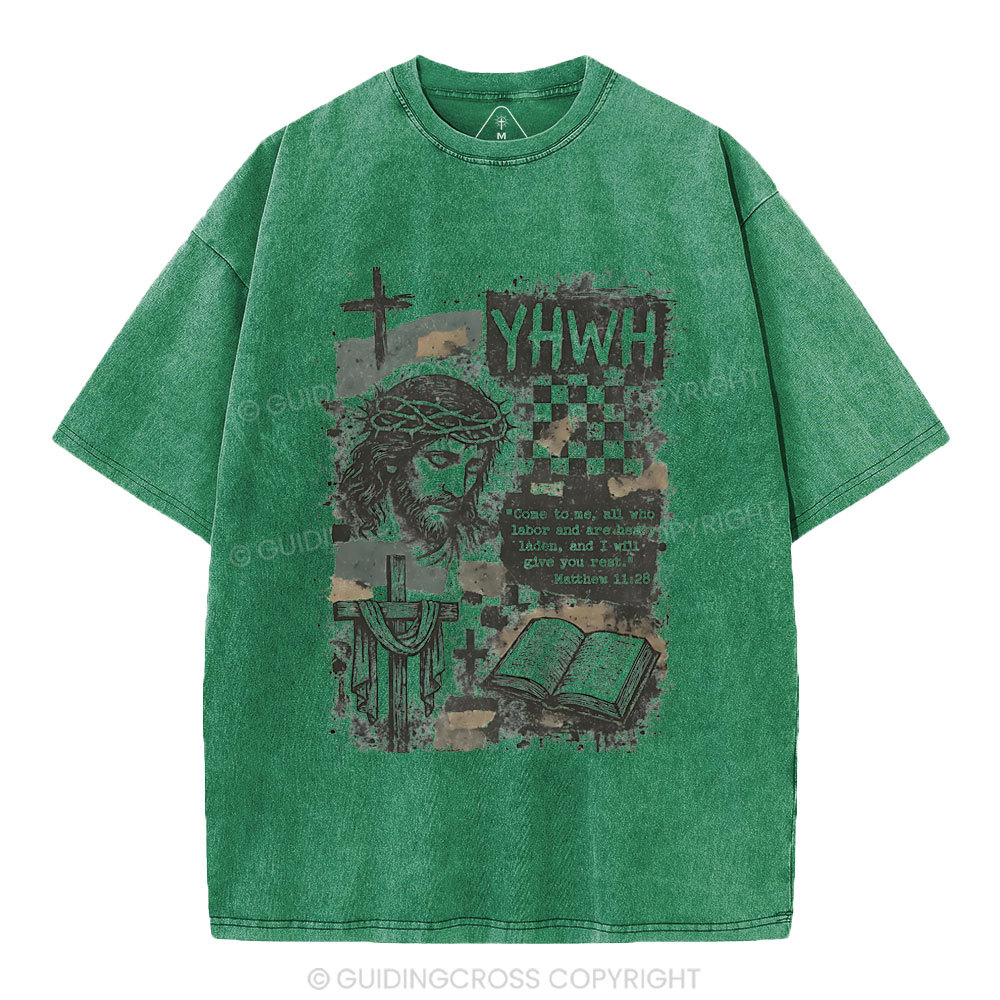 YHWH Christian Washed T-Shirt