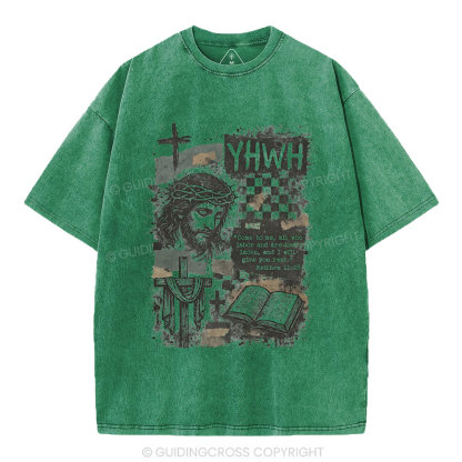 YHWH Christian Washed T-Shirt