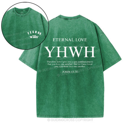 YHWH Christian Washed T-Shirt