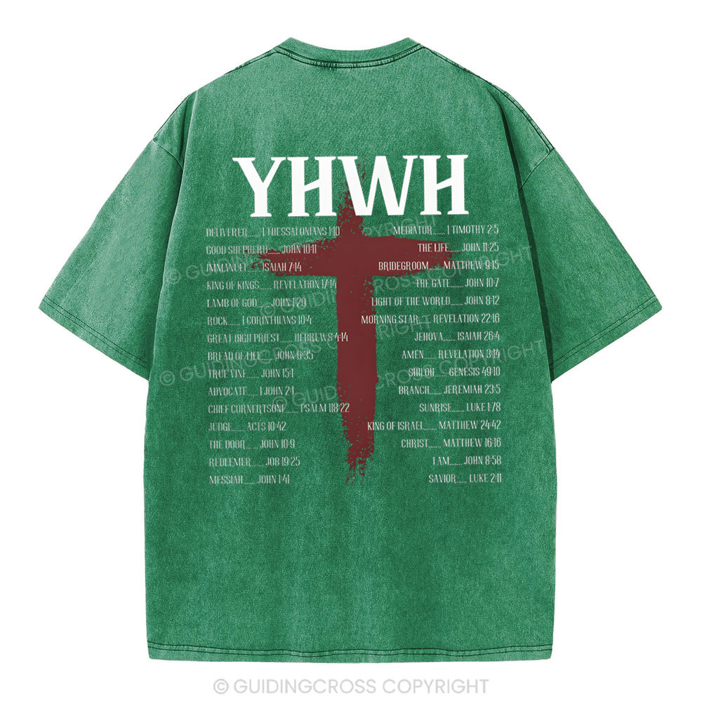 YHWH Christian Washed T-Shirt