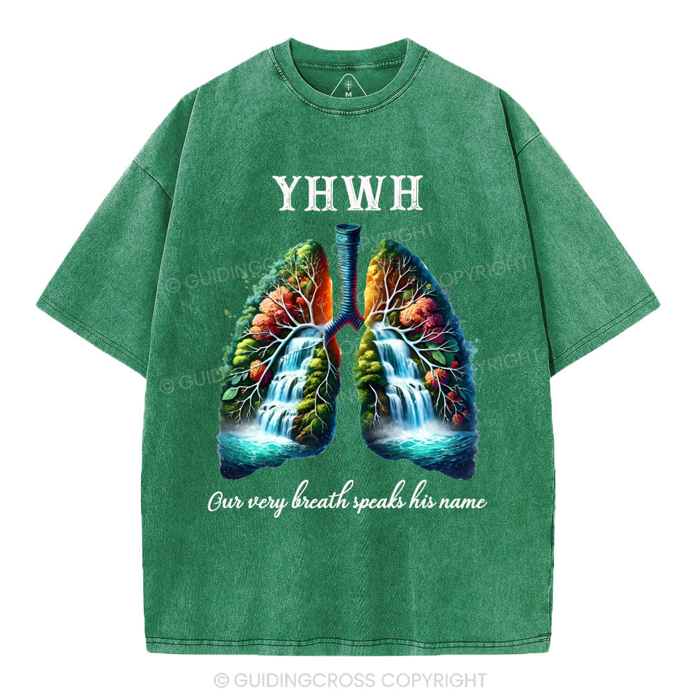 YHWH Christian Washed T-Shirt