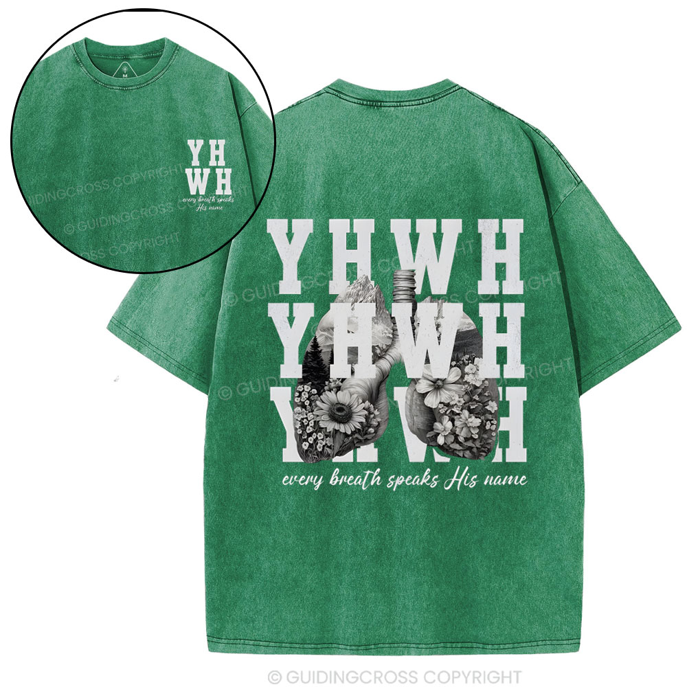 YHWH Christian Washed T-Shirt