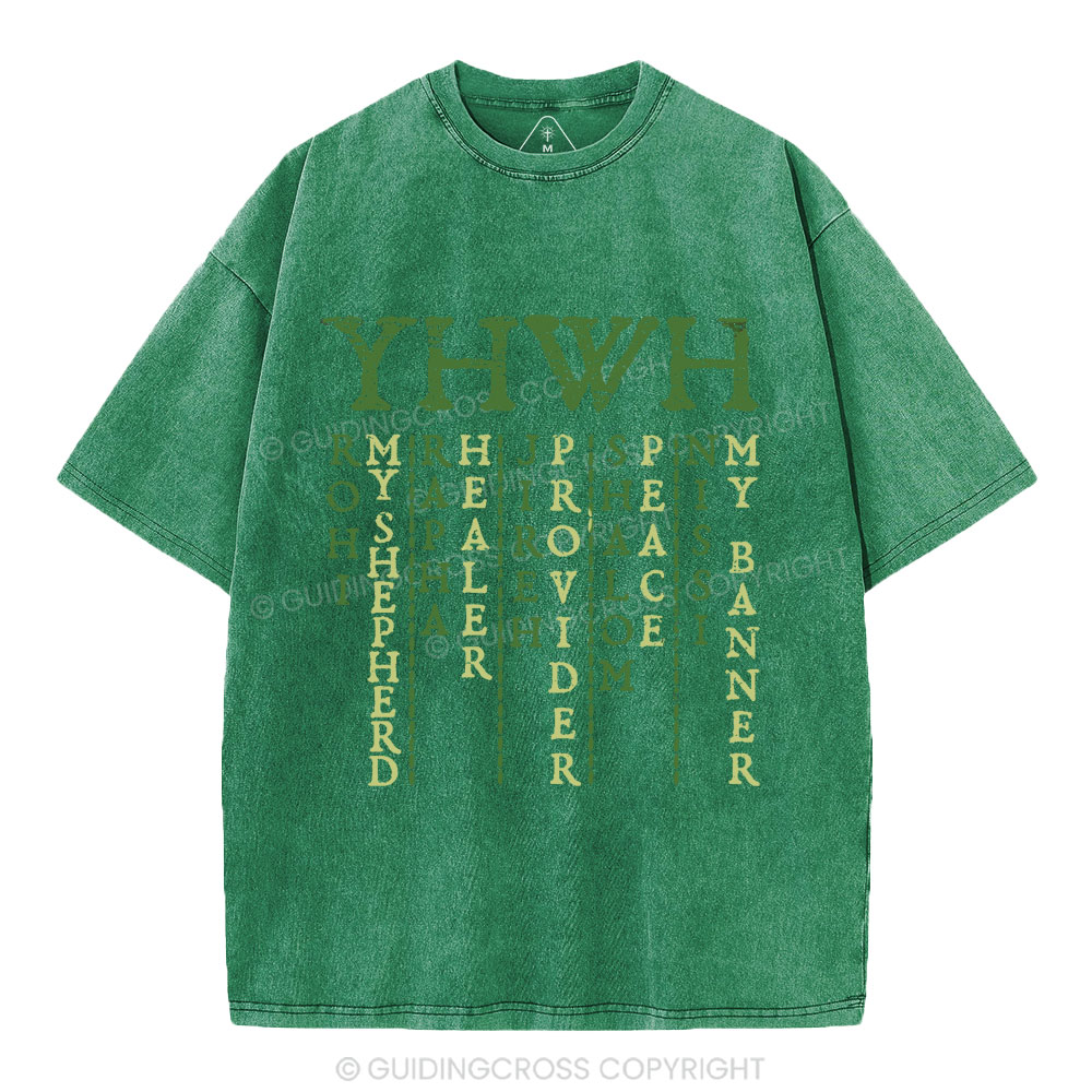 YHWH Christian Washed T-Shirt