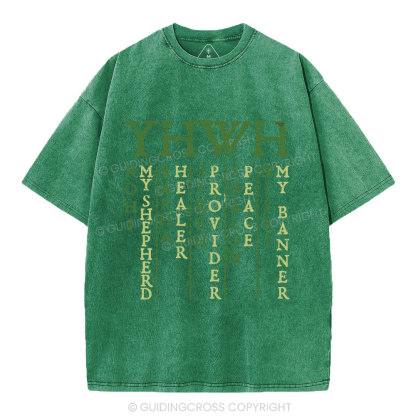 YHWH Christian Washed T-Shirt