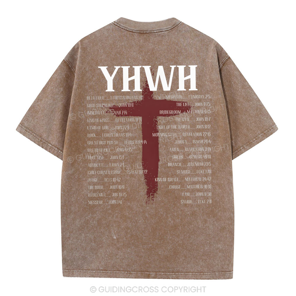 YHWH Christian Washed T-Shirt