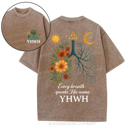 YHWH Christian Washed T-Shirt
