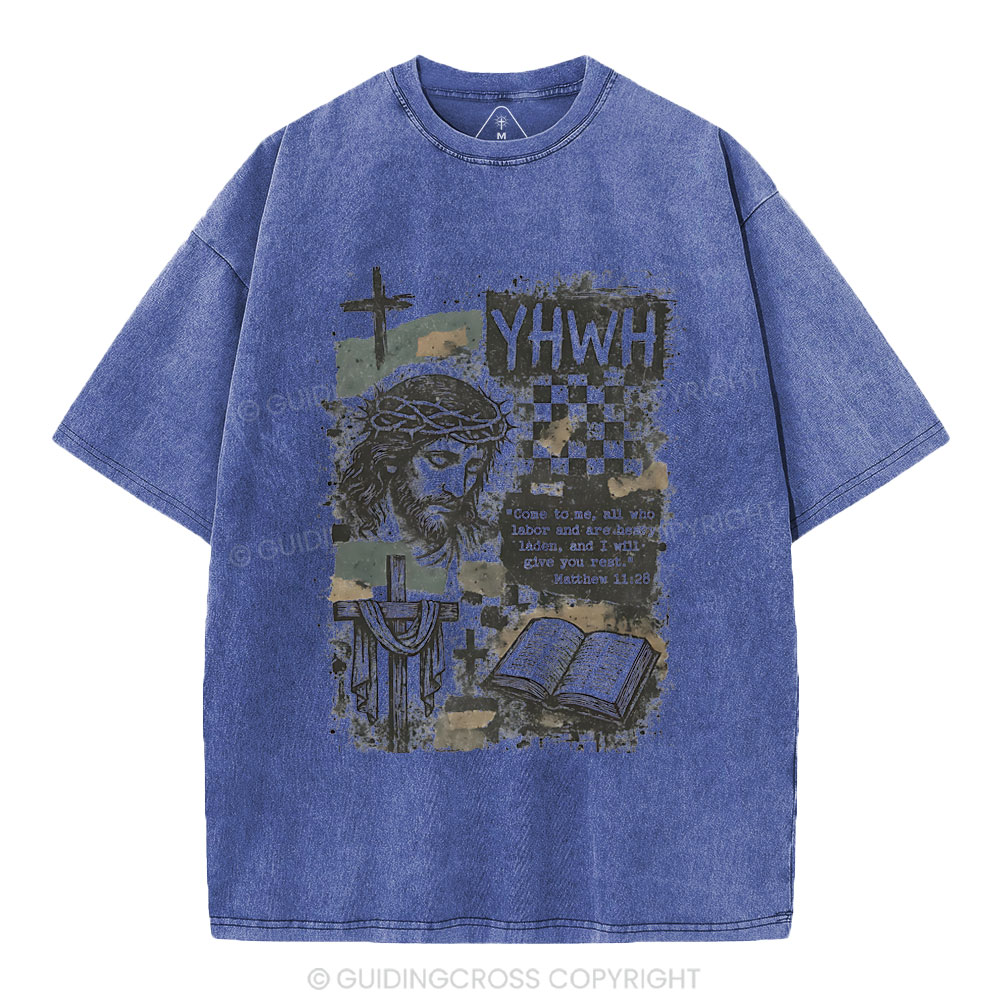 YHWH Christian Washed T-Shirt
