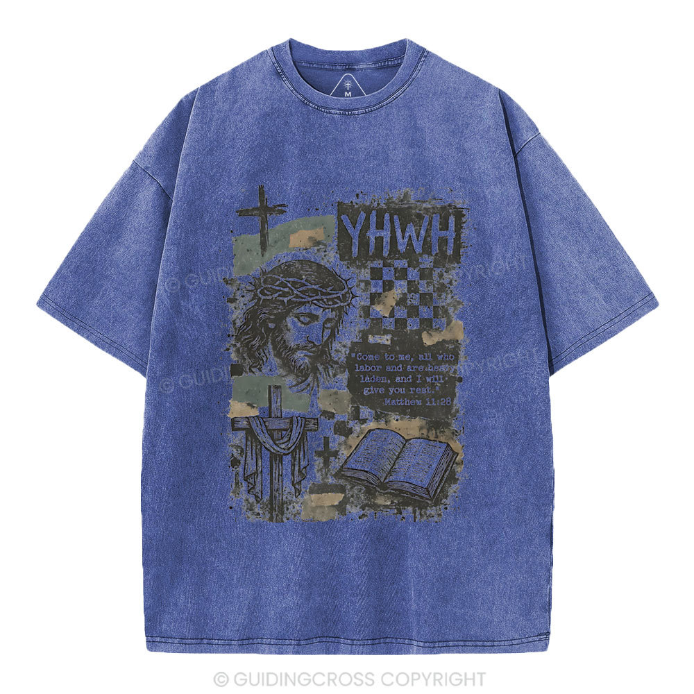 YHWH Christian Washed T-Shirt