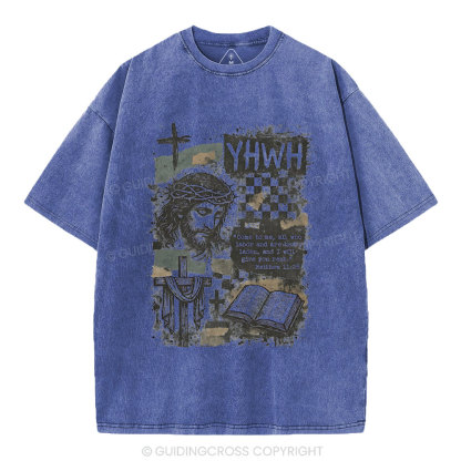 YHWH Christian Washed T-Shirt