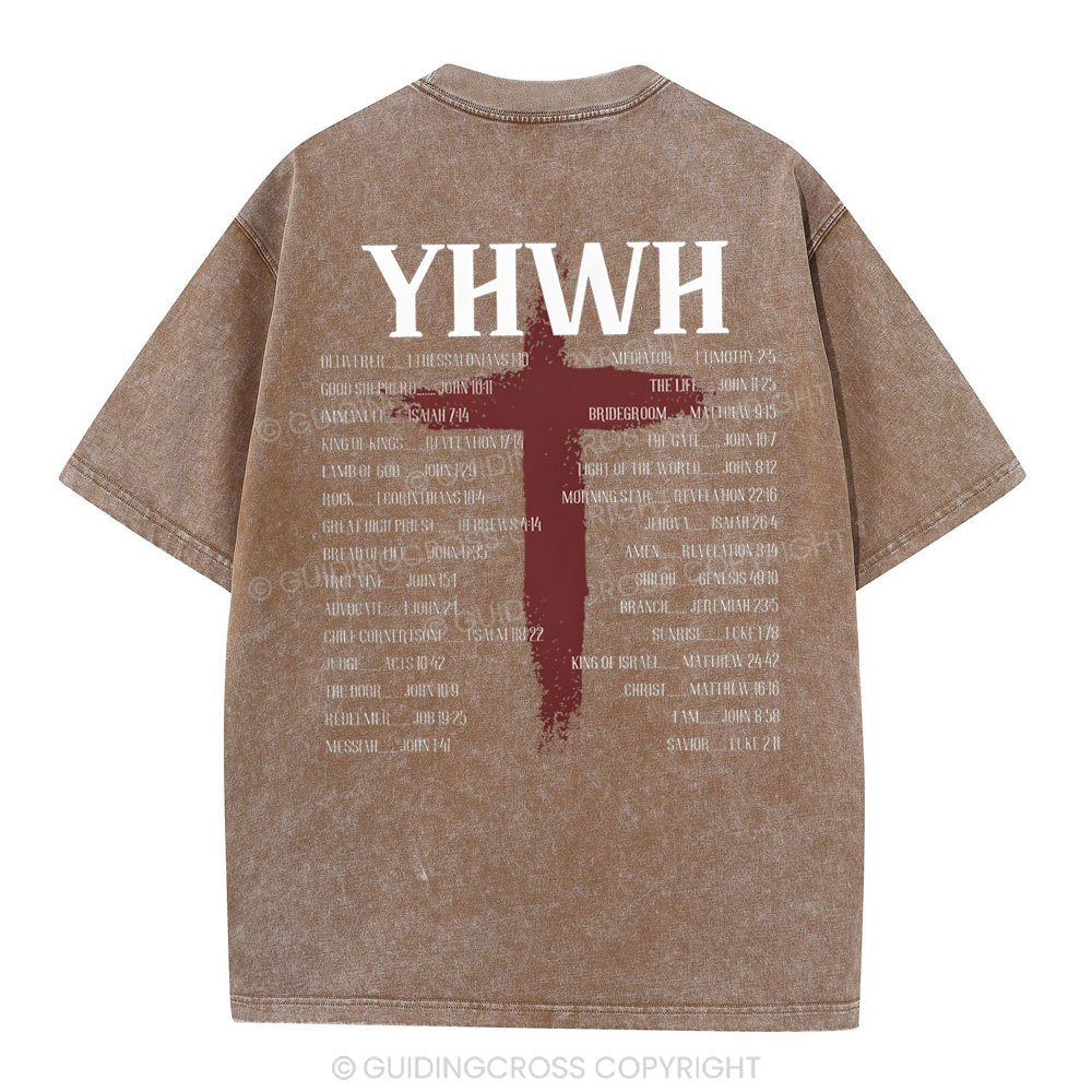 YHWH Christian Washed T-Shirt