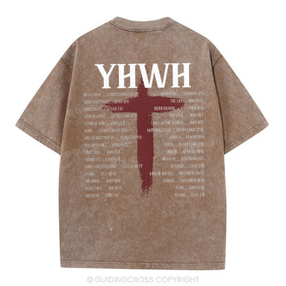 YHWH Christian Washed T-Shirt