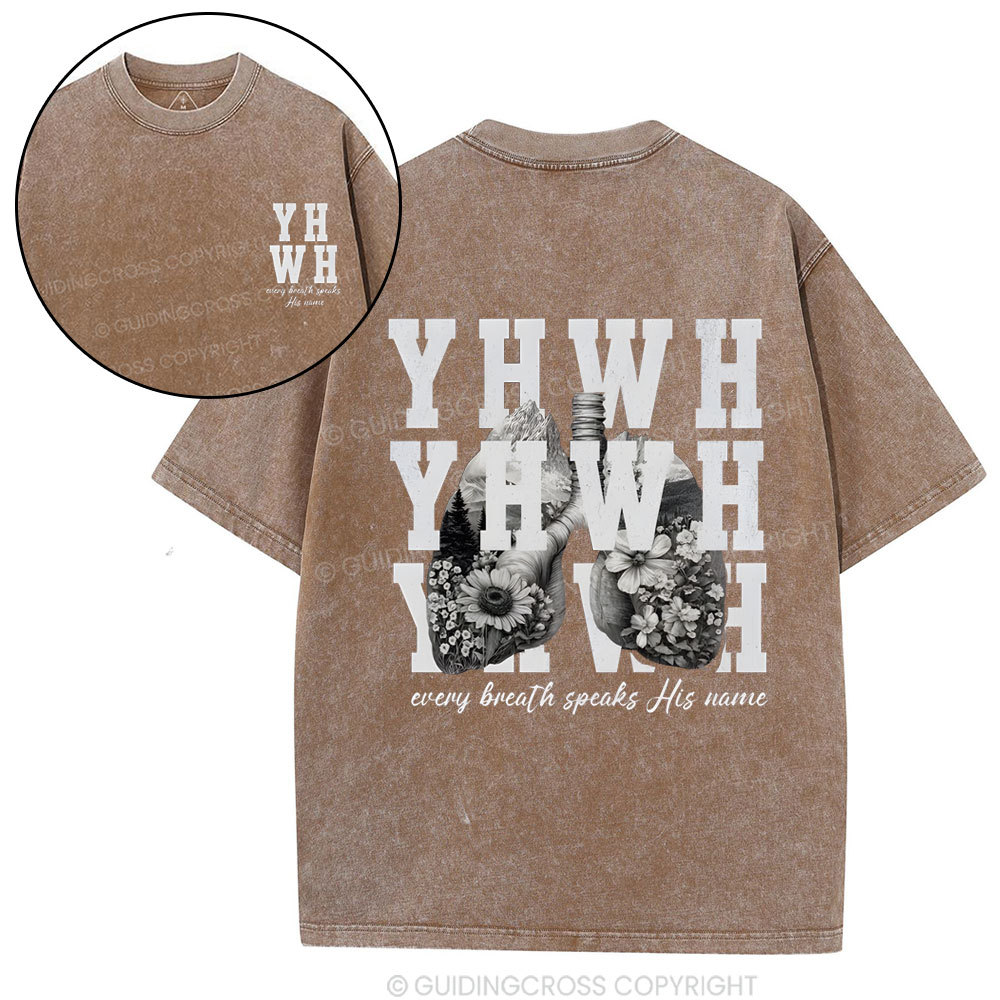 YHWH Christian Washed T-Shirt