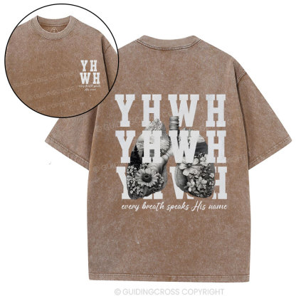 YHWH Christian Washed T-Shirt