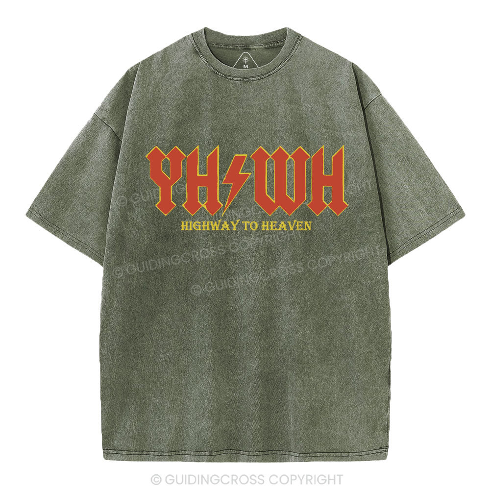 YHWH Christian Washed T-Shirt