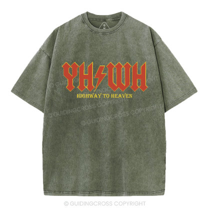 YHWH Christian Washed T-Shirt