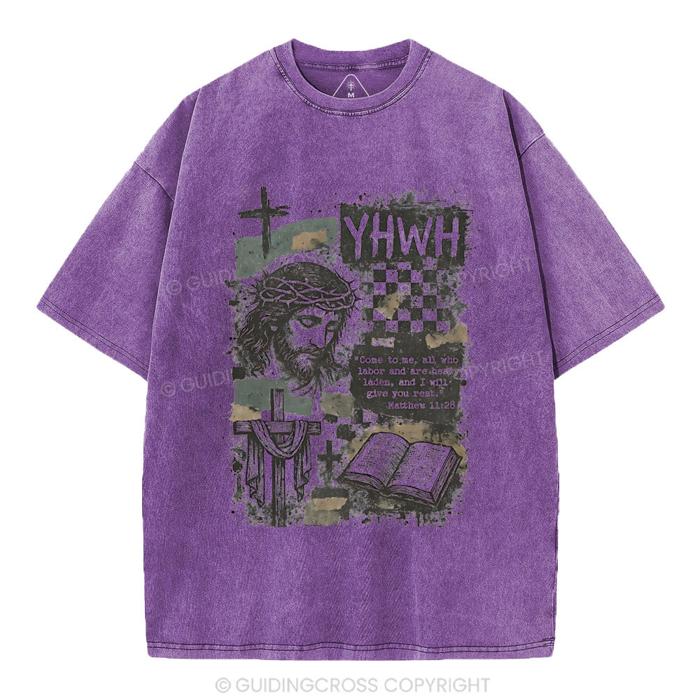 YHWH Christian Washed T-Shirt