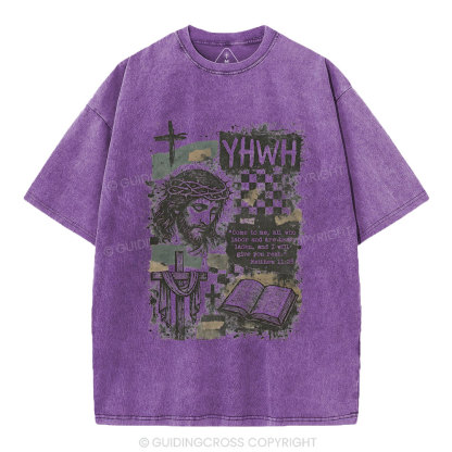YHWH Christian Washed T-Shirt