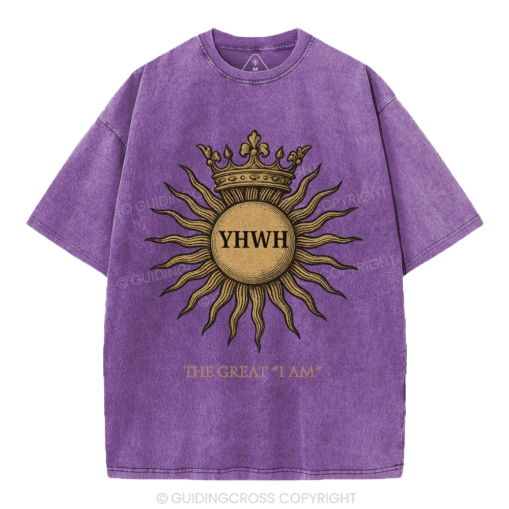 YHWH Christian Washed T-Shirt
