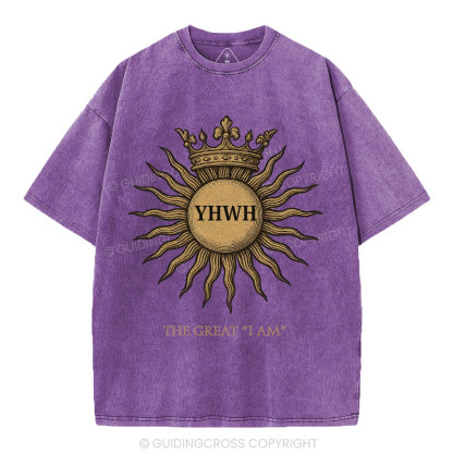 YHWH Christian Washed T-Shirt