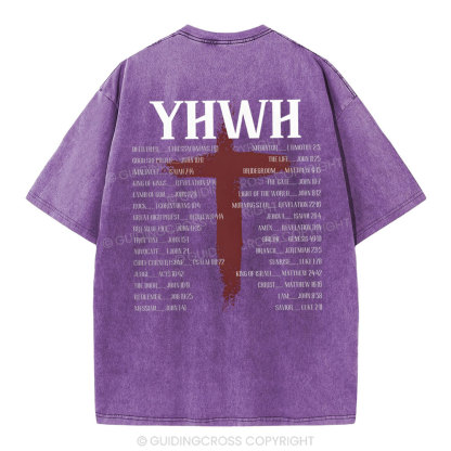 YHWH Christian Washed T-Shirt