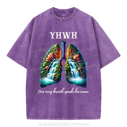 YHWH Christian Washed T-Shirt