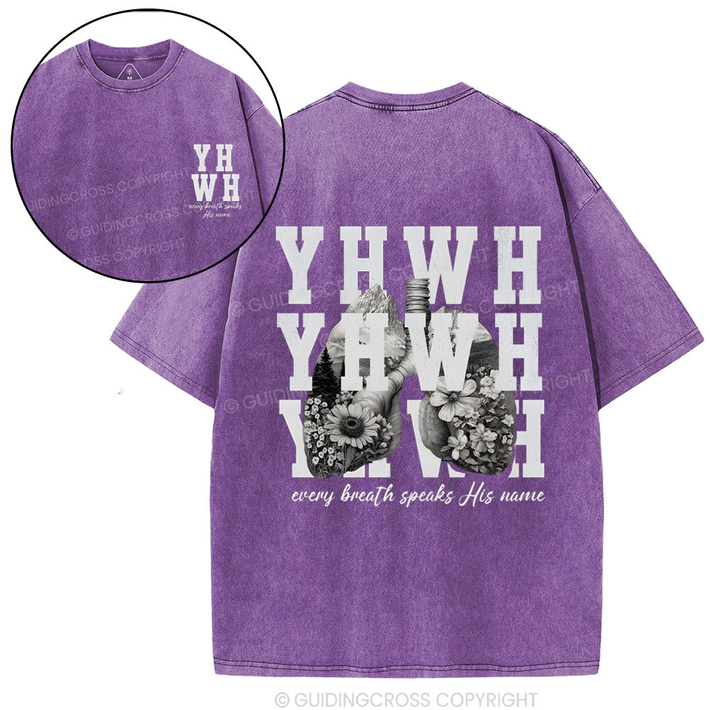 YHWH Christian Washed T-Shirt