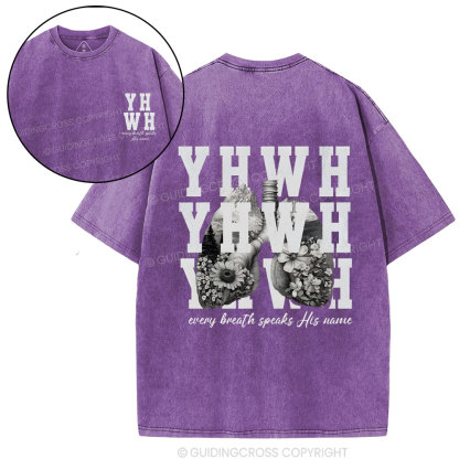 YHWH Christian Washed T-Shirt