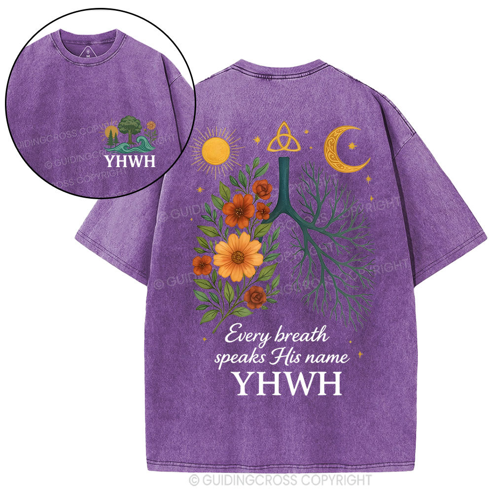 YHWH Christian Washed T-Shirt