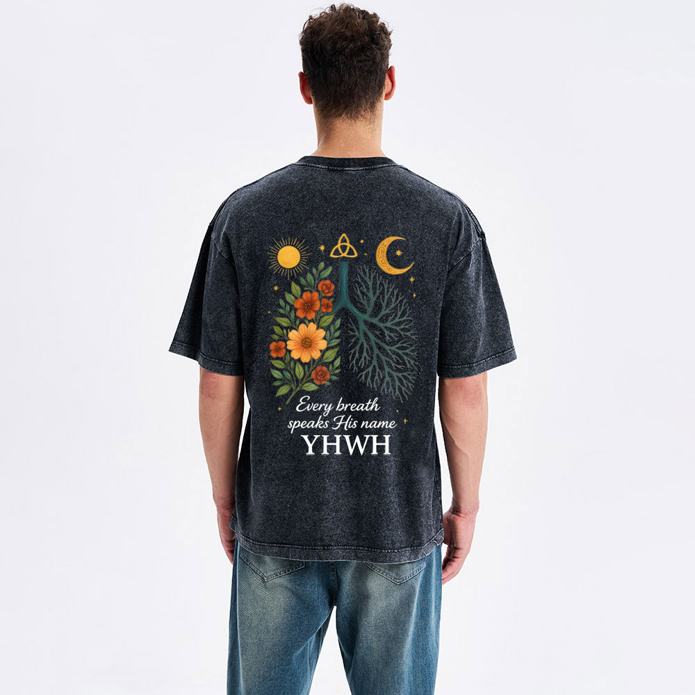 YHWH Christian Washed T-Shirt