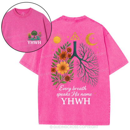 YHWH Christian Washed T-Shirt