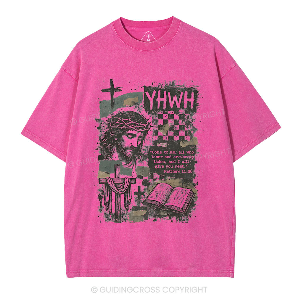 YHWH Christian Washed T-Shirt