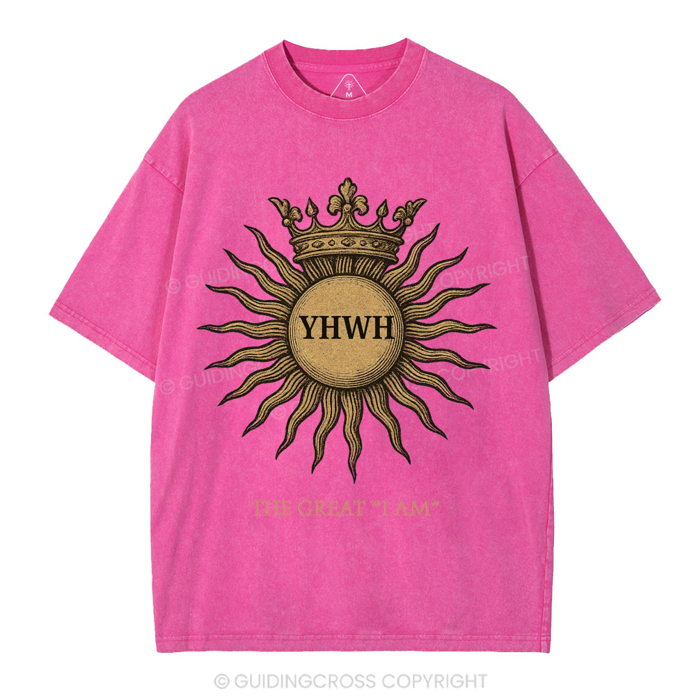 YHWH Christian Washed T-Shirt